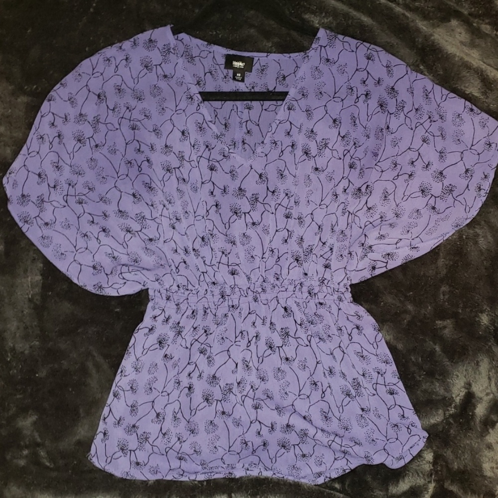 Mossimo Purple Blouse - Picture 4 of 6